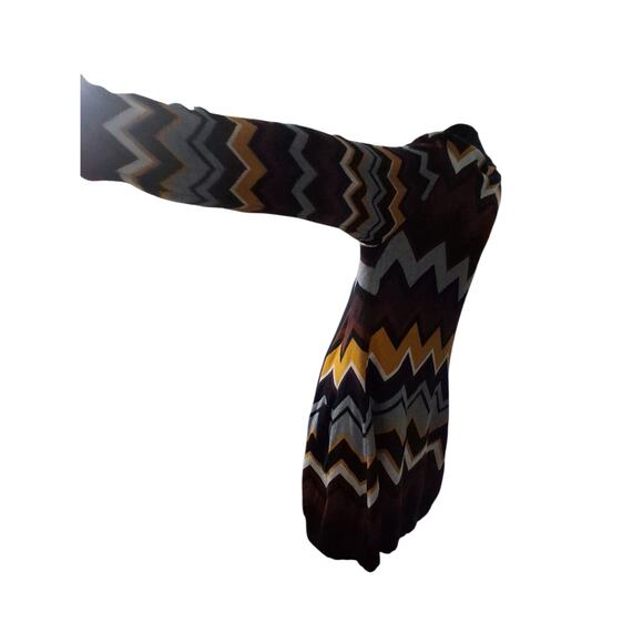 Missoni Target Women's size XL Chevron Long Grungecore Western Cardigan Sweater - Picture 4 of 12